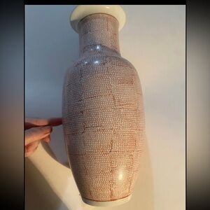 Rare MCM Nora Fenton Design/50’s 60’s porcelain/made in Hong Kong/12” vase